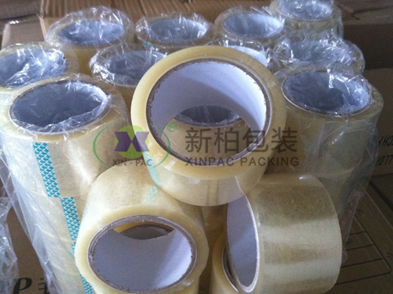 透明胶带卷装实拍